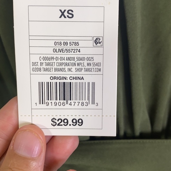 A new day - Army Green sleeveless Jump Suit XS - Picture 12 of 16